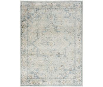 Astra Machine Washable ASW12 Light Blue Rug