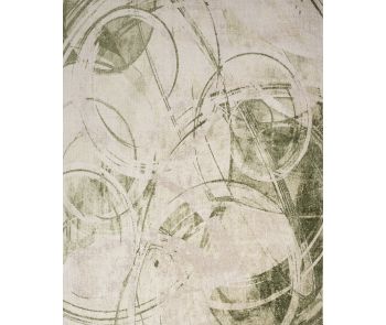 Astra Machine Washable ASW14 Beige Green Rug