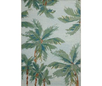 Botanical BOT-04 Sky/Green Area Rug