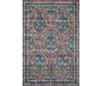 Courtyard COU-02 Red Area Rug