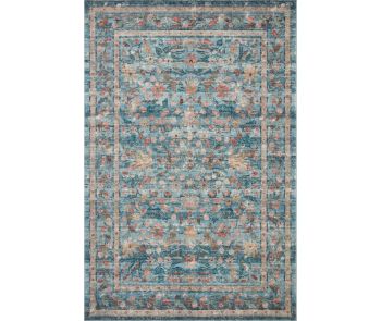 Courtyard COU-03 Blue Area Rug