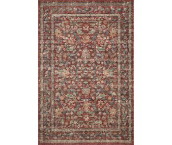 Courtyard COU-03 Crimson Area Rug