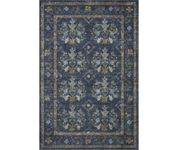 Courtyard COU-04 Navy Area Rug