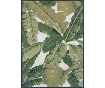 Dolce Palm Lily Hunter Green/Ivory Area Rug