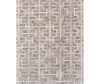 Fannin 0756F Gray/Ivory/Brown Rug