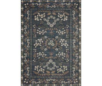 Fiore FIO-01 Navy Grey Area Rug