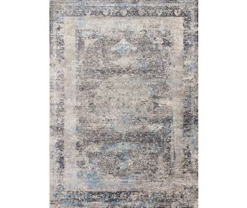 Franca FRN-03 Charcoal/Sky Area Rug
