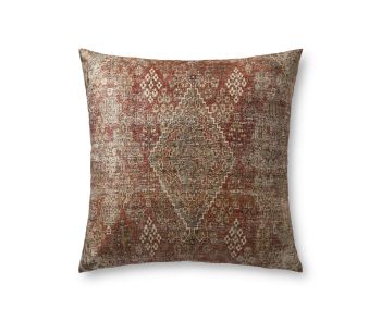 FP0009 Red/Multi 36" Pillow