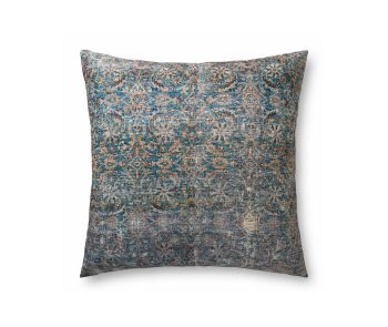 FP0010 Lagoon/Brown 36" Pillow