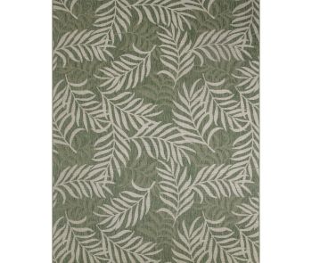 Garden Oasis GOA01 Green Ivory Area Rug
