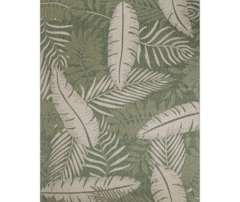 Garden Oasis GOA02 Green Ivory Area Rug