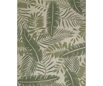 Garden Oasis GOA02 Ivory Green Area Rug