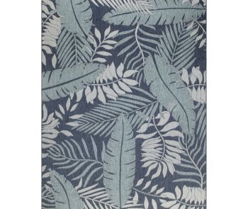 Garden Oasis GOA02 Navy Area Rug