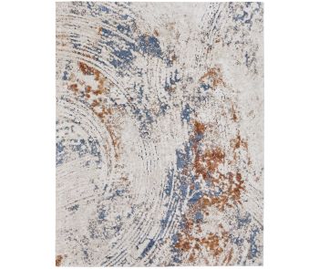 Gilmore 39MMF Ivory/Blue/Orange Rug