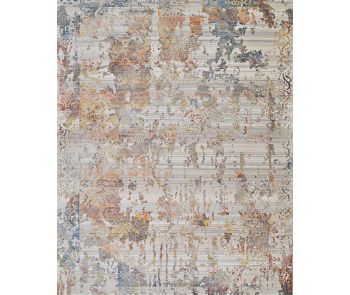 Halli Abstract Florals Antique Lace Area Rug