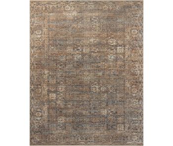 Heritage HER-07 Mocha/Denim Area Rug