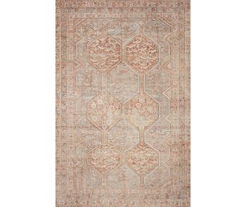Jules Jul-04 Tangerine/Mist Area Rug