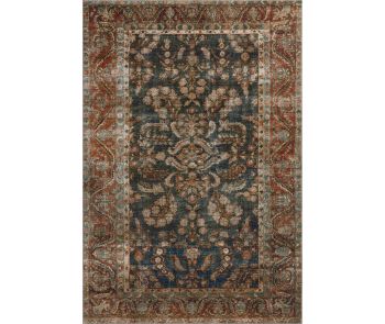 Jules JUL-10 Ocean/Spice Area Rug