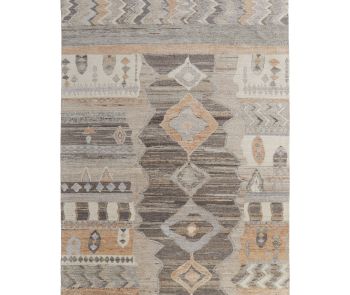 Kasbah 69FZF Ivory/Gray/Orange Rug