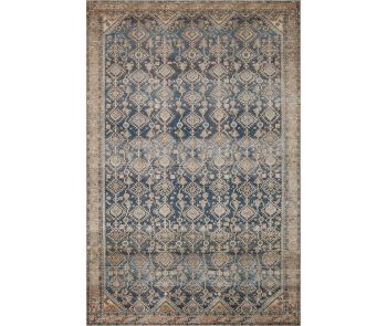 Lenna LEA-01 Indigo/Natural Area Rug