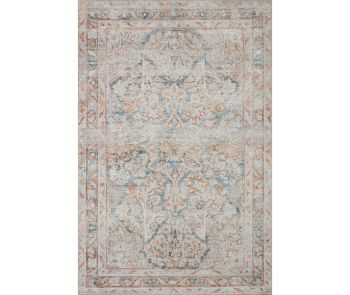 Lenna LEA-02 Ocean/Apricot Area Rug