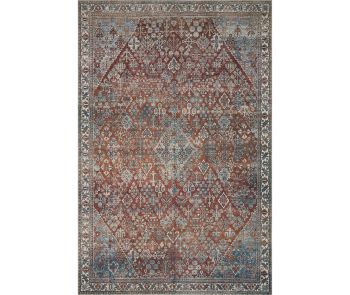 Lenna LEA-04 Brick/Sky Area Rug