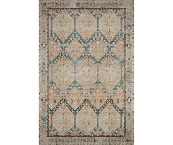 Lenna LEA-05 Denim/Sand Area Rug