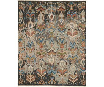 Leylan 0563F Taupe/Tan/Orange Rug