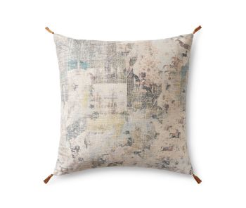 LFP0017 Beige/Multi 36" Pillow