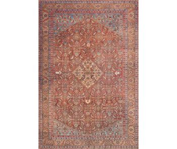 Loren LQ-06 Red/Multi Area Rug