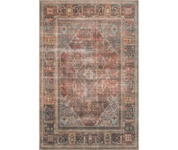 Loren LQ-13 Brick/Midnight Area Rug