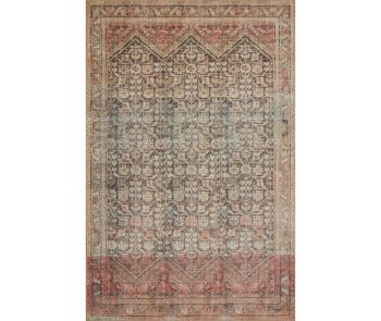 Loren LQ-17 Charcoal/Multi Area Rug