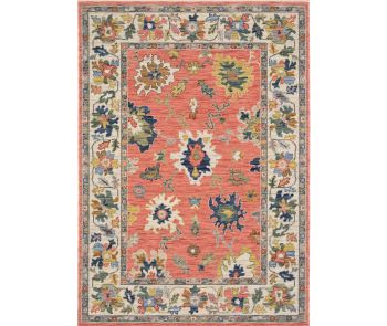 Lucca 2889B Pink/Multi Area Rug