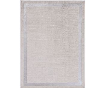 Luna 7129 Ivory/Silver Border Area Rug