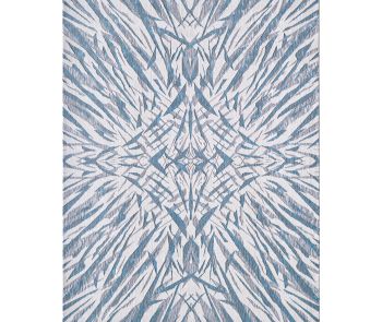 Luna Ivory/Blue Illusions Area Rug