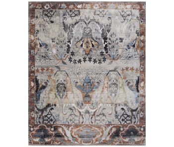 Melrose 39P2F Ivory/Red/Gray Area Rug