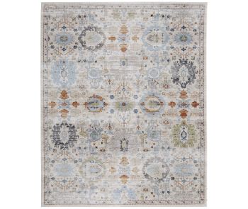 Melrose 39P5F Tan/Blue/Red Area Rug