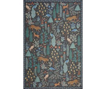 Menagerie MEN-02 Black Area Rug