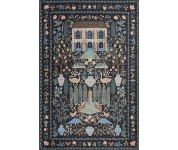 Menagerie MEN-03 Black Area Rug