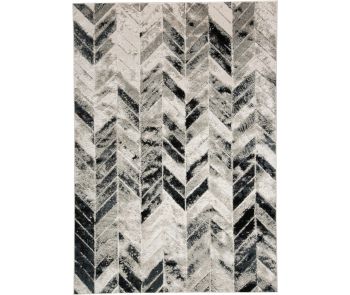 Micah 3048F Black/Gray/Silver Rug
