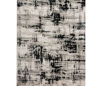 Micah 3339F Black/White/Gray Rug