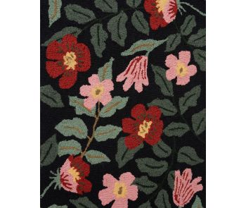 Minnie MIN-06 Black/Multi Area Rug