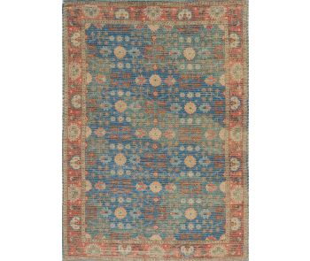 Morris 2227 Blue/Red Traditions Area Rug