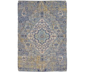 Morris 2232 Blue/Yellow Gramercy Area Rug