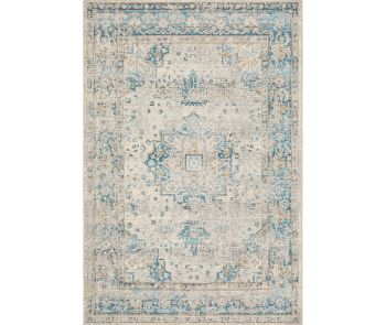 Naples 1221X Ivory/Blue Area Rug