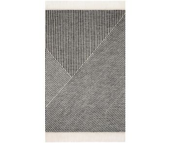 Newton NET-01 Charcoal/Ivory Area Rug