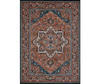 Old World Mashad Burnished Clay Rug