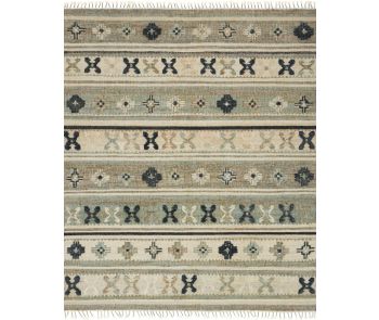 Owen OW-01 Aqua/Ink Area Rug