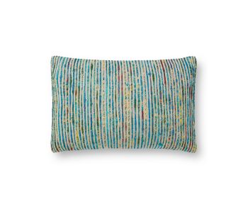 P0242 Blue/Multi 13"x21" Pillow