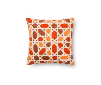 P0301 Orange/Red 18"x18" Pillow